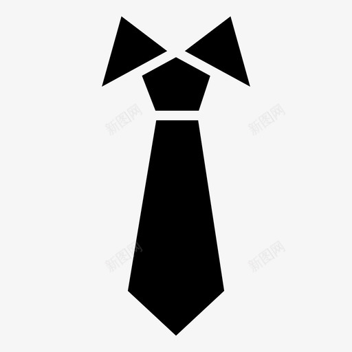 领带专业的图标svg_新图网 https://ixintu.com 专业的 领带
