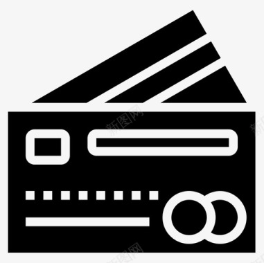 信用卡银行43填充图标图标