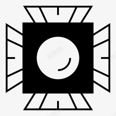 设备灯光聚光灯图标图标