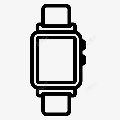 手表装置10线性图标svg_新图网 https://ixintu.com 手表 线性 装置10