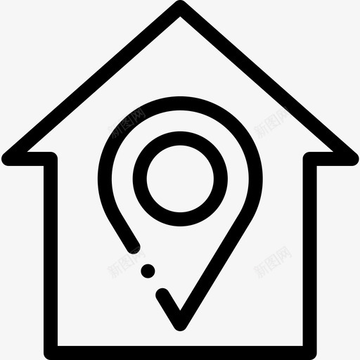 指针位置53线性图标svg_新图网 https://ixintu.com 位置53 指针 线性