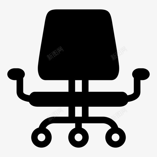办公椅舒适性座椅图标svg_新图网 https://ixintu.com 办公室第2部分 办公椅 座椅 水龙头 舒适性