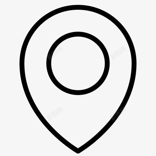 位置方向地图针图标svg_新图网 https://ixintu.com 位置 地图 地图针 方向 旅游 旅游和旅游2线