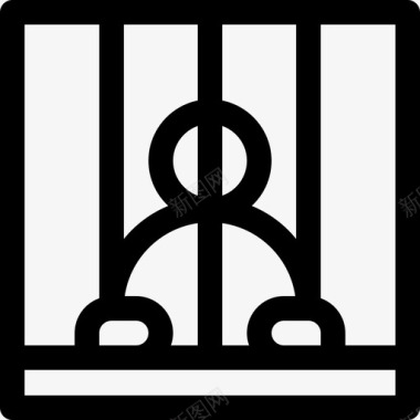囚犯和平人权10直系图标图标