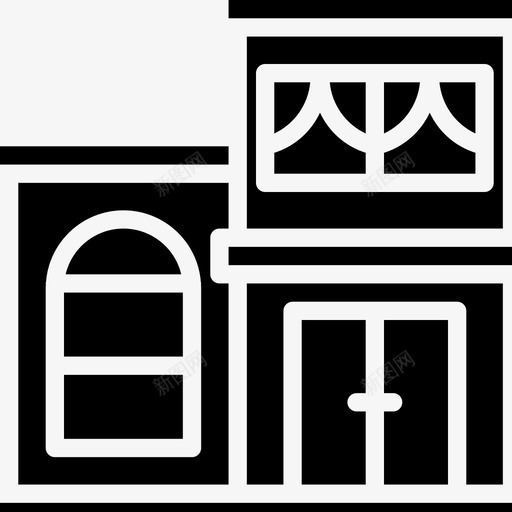 建筑房地产103实心图标svg_新图网 https://ixintu.com 实心 建筑 房地产103