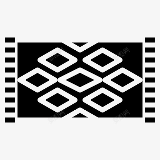 地毯古董优雅图标svg_新图网 https://ixintu.com 优雅 古董 地毯 埃及纯色 家具