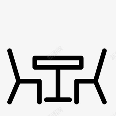 餐桌家具室内图标图标