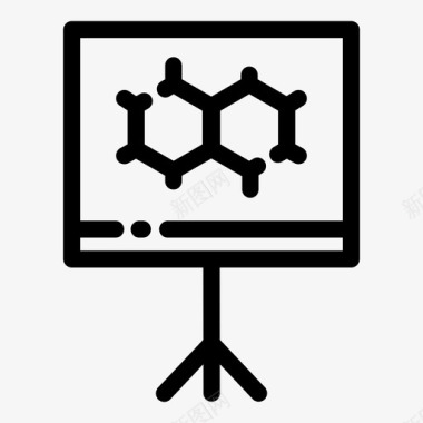 结果分析分子图标图标