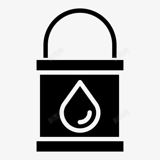 水桶配件艺术品图标svg_新图网 https://ixintu.com 水桶 美术 艺术品 配件