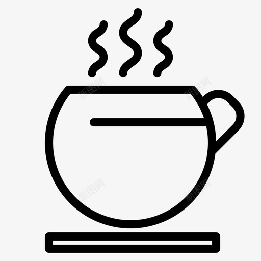 热咖啡杯饮料家图标svg_新图网 https://ixintu.com 咖啡饮料 家 放松 热咖啡杯 饮料