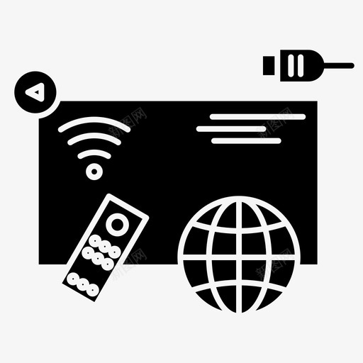 互联网通讯全球图标svg_新图网 https://ixintu.com 互联网 全球 通讯
