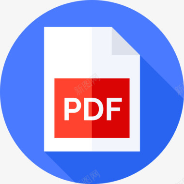 Pdf文件和文档14平面图标图标
