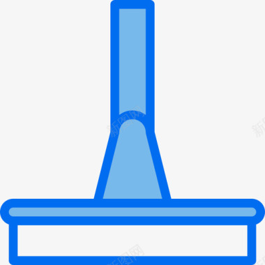 玻璃清洁剂清洁设备2蓝色图标图标