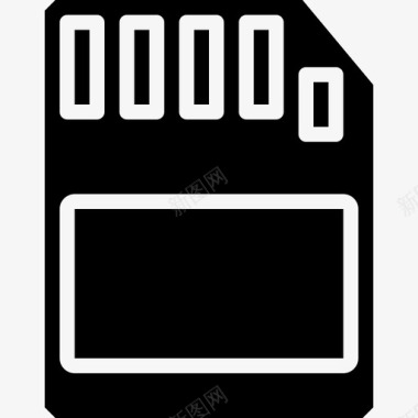 存储卡计算机硬件9填充图标图标