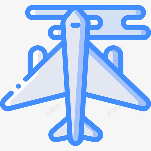 飞机旅行139蓝色图标svg_新图网 https://ixintu.com 旅行139 蓝色 飞机