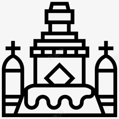 awayambhunath建筑landmark图标图标