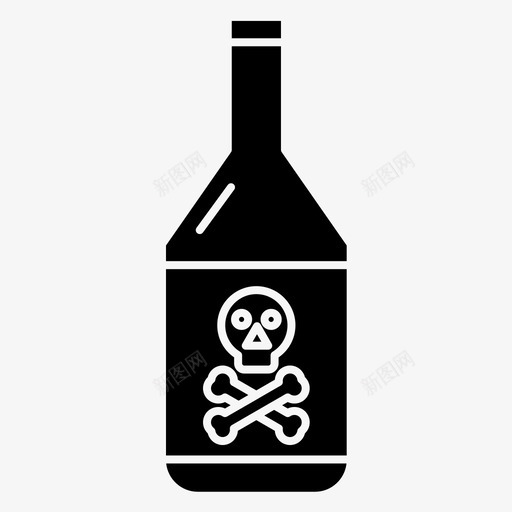 毒瓶危险死亡图标svg_新图网 https://ixintu.com 危险 死亡 毒瓶
