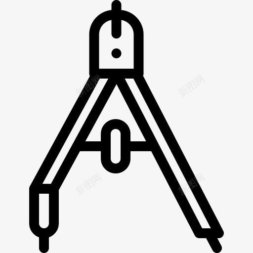 罗盘回学校51直线图标svg_新图网 https://ixintu.com 回学校51 直线 罗盘