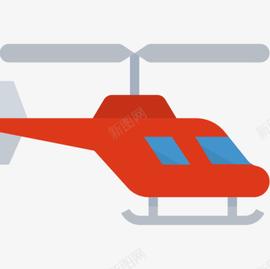 直升机运输94扁平图标图标