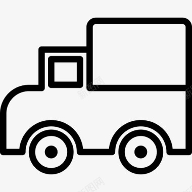 卡车玩具7直线型图标图标