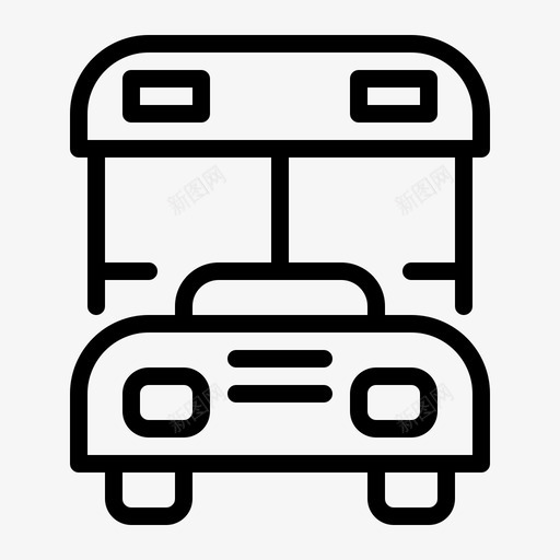 巴士学校校车教育和游戏图标svg_新图网 https://ixintu.com 巴士学校 教育和游戏 校车