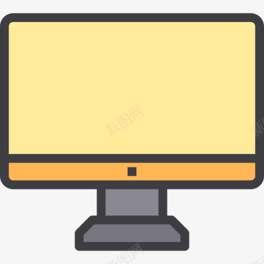 计算机计算机硬件11线性颜色图标图标