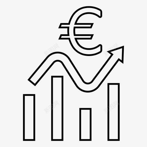 欧元收益分析图表图标svg_新图网 https://ixintu.com 分析 图表 欧元收益 进度
