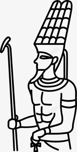 阿蒙阿蒙古代埃及图标高清图片