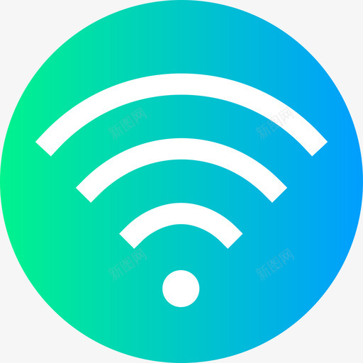 Wifiui接口29圆形图标svg_新图网 https://ixintu.com Wifi ui接口29 圆形