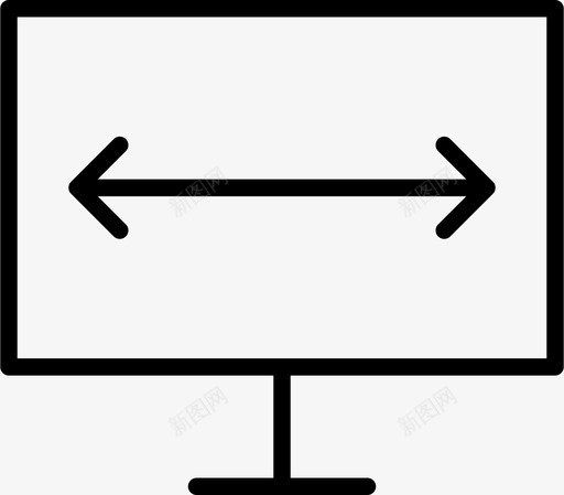 屏幕计算机尺寸图标svg_新图网 https://ixintu.com 宽度 尺寸 屏幕 数字化薄 计算机