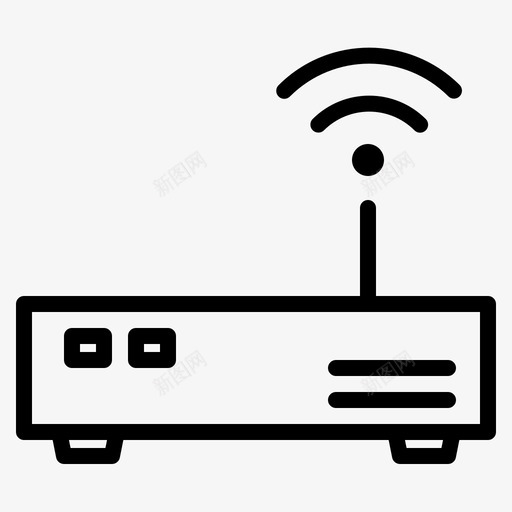 wifi计算机电子图标svg_新图网 https://ixintu.com wifi 技术 电子 硬件 计算机 计算机硬件 设备