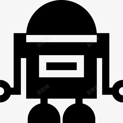 机器人科幻小说7填充图标svg_新图网 https://ixintu.com 填充 机器人 科幻小说7