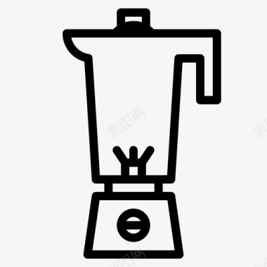搅拌机咖啡饮料图标图标