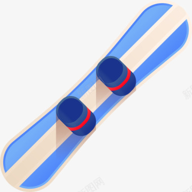 滑雪板旅行143彩色图标图标