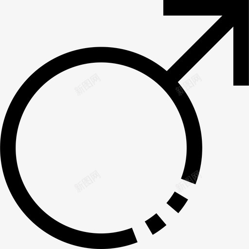 男性用户和职业直系图标svg_新图网 https://ixintu.com 用户和职业 男性 直系