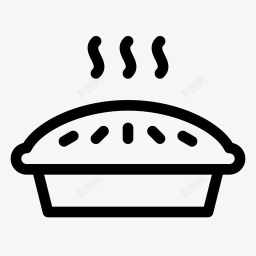 派面包店蛋糕图标svg_新图网 https://ixintu.com 派 糕点 蛋糕 面包店 馅饼
