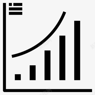 条形图业务246实线图标图标