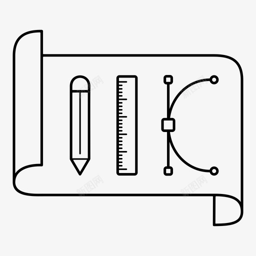 产品开发架构蓝图图标svg_新图网 https://ixintu.com 产品开发 工程 架构 知识 经验 蓝图