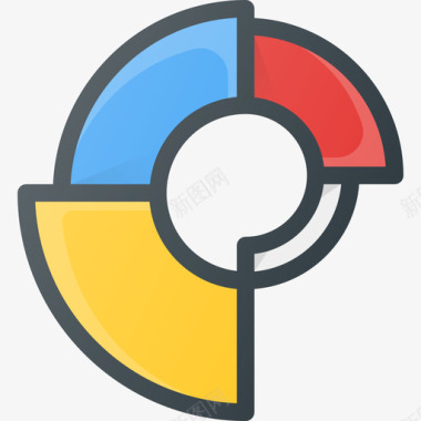 谷歌应用程序windows2线性颜色图标图标