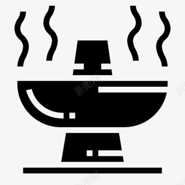 火锅煮炖图标图标