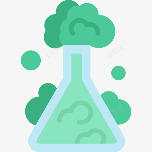 烧瓶疯狂科学8号扁平图标svg_新图网 https://ixintu.com 扁平 烧瓶 疯狂科学8号