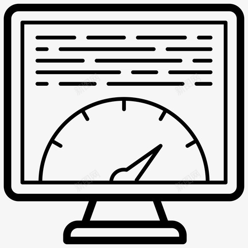网页速度速度检查速度测试图标svg_新图网 https://ixintu.com 搜索引擎优化和网页线条图标 网站速度监控 网页速度 速度检查 速度测试