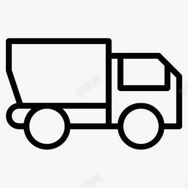 卡车儿童自卸卡车图标图标