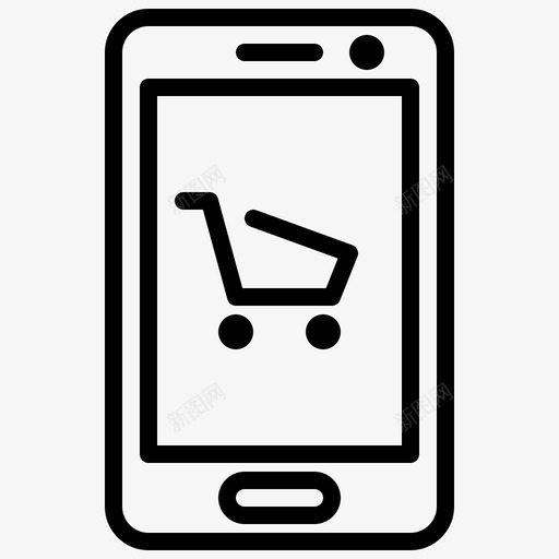 应用商店购物车商店图标svg_新图网 https://ixintu.com 商店 应用商店 电子商务v1 购物车