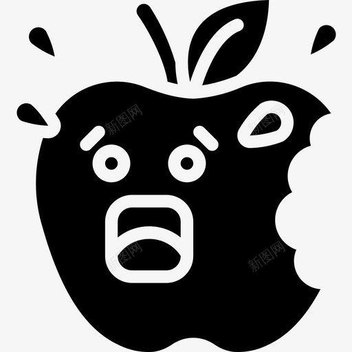 苹果芒奇康斯2填充图标svg_新图网 https://ixintu.com 填充 芒奇康斯2 苹果