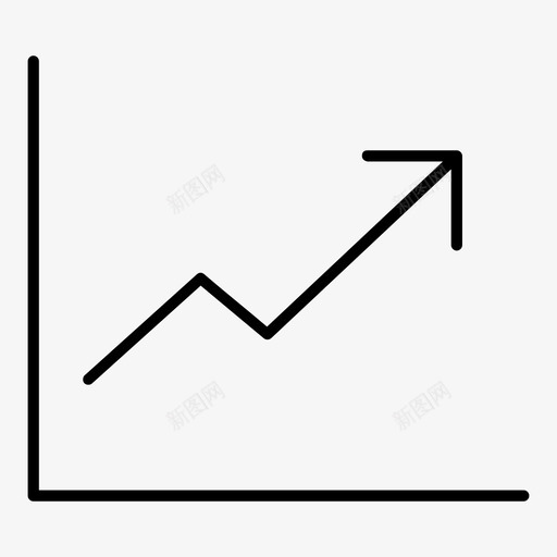 统计增加增加收入图标svg_新图网 https://ixintu.com 增加 增加收入 增加销售额 汇编 统计 趋势