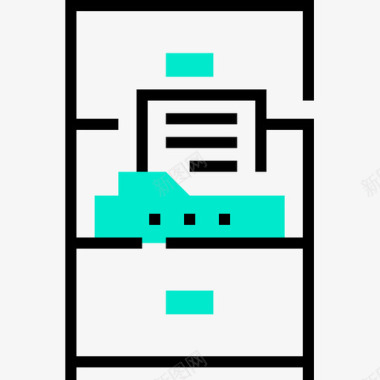 17号工作间橱柜单色图标图标