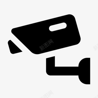 cctv摄像头保护图标图标
