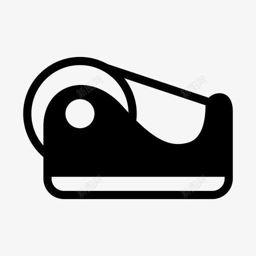 磁带办公文具图标svg_新图网 https://ixintu.com 办公 办公室第2部分 文具 用品 磁带 磁带分配器