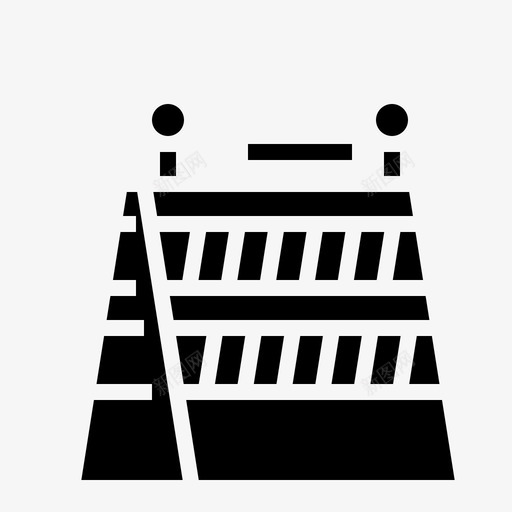 屏障建筑设备图标svg_新图网 https://ixintu.com 屏障 工具 建筑 设备 黑色建筑